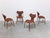 Wood 1st Edition Grand Prix Chairs by Arne Jacobsen for Fritz Hansen, Set of 4, 1959 For Sale - Image 7 of 18