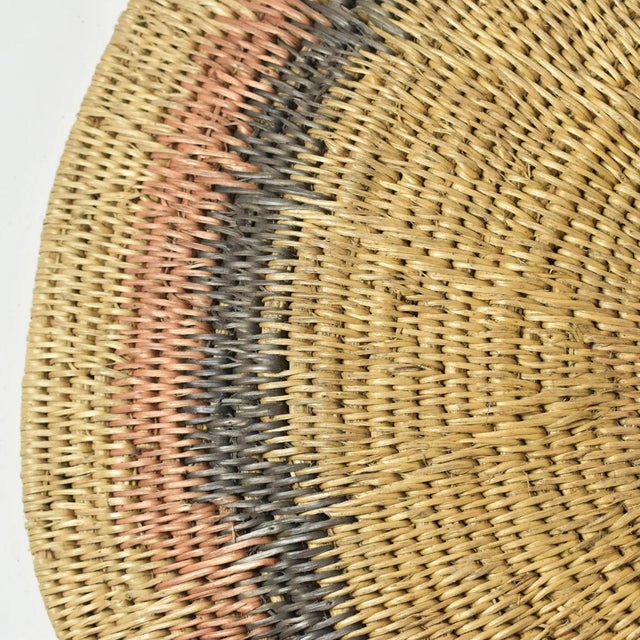 Early 20th Century Makenge Flat Wedding Basket 19.0 Inch Zambia For Sale - Image 9 of 9
