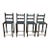 Solid Oak Country French Bar Stools-4 For Sale