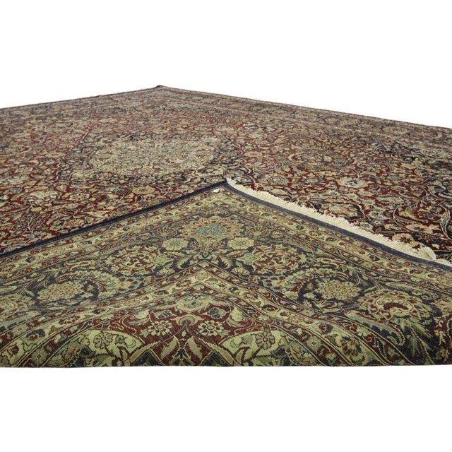 Contemporary 20th Century Persian Style Rug - 8′2″ × 9′4″ For Sale - Image 3 of 6