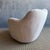 Mid Century Style Swivel Chair in a Plush Teddy Fabric For Sale - Image 4 of 10