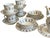 French 1990s Bernardaud Chateaubriand Blue Limoges Porcelain Luncheon Teapot Tea Set - Set of 17 For Sale - Image 3 of 5