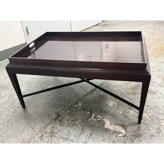 Barbara Barry for Baker Furniture Tray-Top Occasional Table For Sale In San Francisco - Image 6 of 12