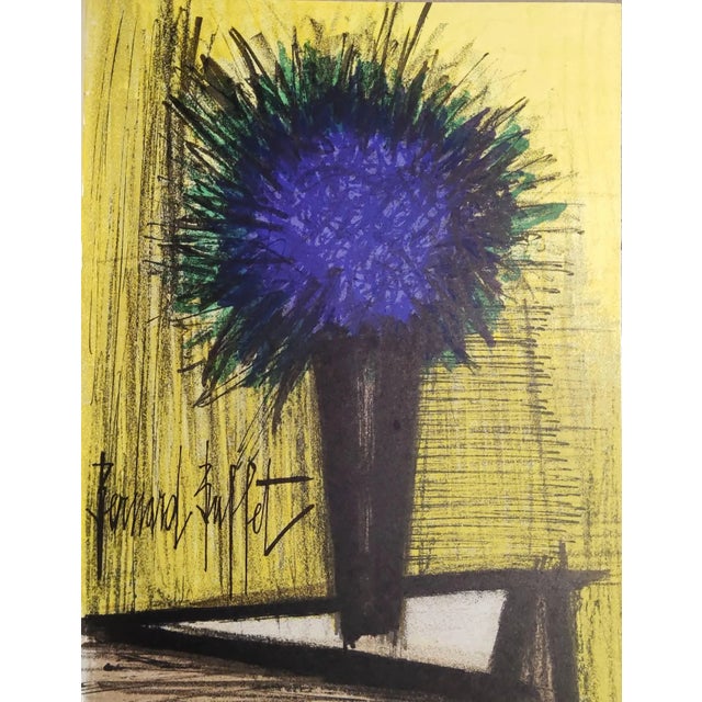 Bernard Buffet, Lila Bouquet, 1968, Lithograph For Sale - Image 6 of 6