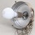 1920s Art Deco Skyscraper Milk Glass Pendant Light, Large Hardwired Ceiling Fixture New Wiring For Sale - Image 6 of 16