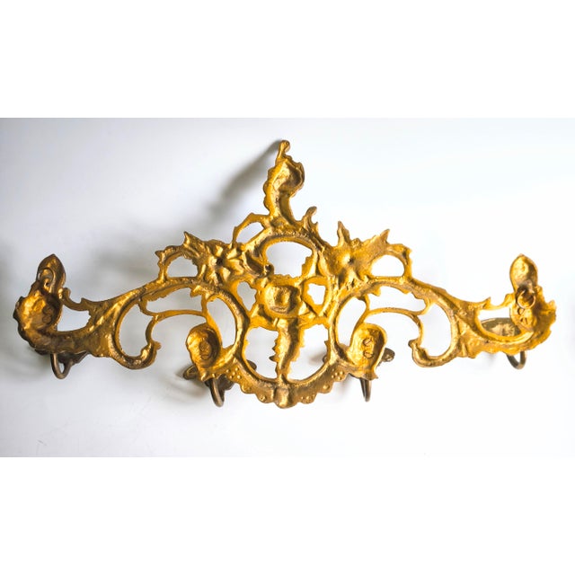 French Imperial-Style Bronze Coat Rack From the 1950s For Sale - Image 14 of 14