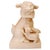Late 20th Century Large Scale Vintage Monochrome Blush Pink Glazed Ceramic Foo Dogs - A Pair For Sale - Image 5 of 17