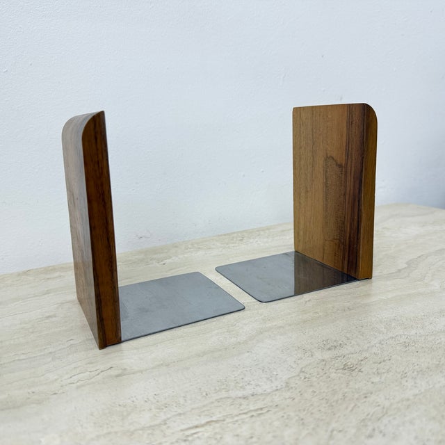 Vintage Wood Bookends, 1970s, Set of 2 For Sale - Image 10 of 12