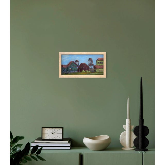 Quiet Places & Journeys — Mendocino Village (Original Oil Landscape) For Sale - Image 11 of 18