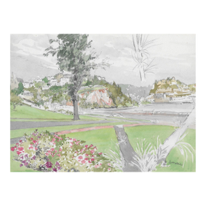 1950s Ivy Attweel European Landscape Painting