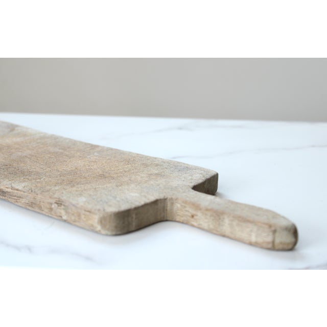 Petite Antique French Rustic Breadboard For Sale - Image 4 of 7