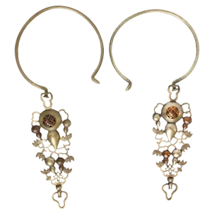 Late 19th Century Chinese Brass Curtain Tie Backs