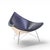 Vitra George Nelson for Vitra Mid Century Black Leather Coconut Chairs - Pair For Sale - Image 4 of 12