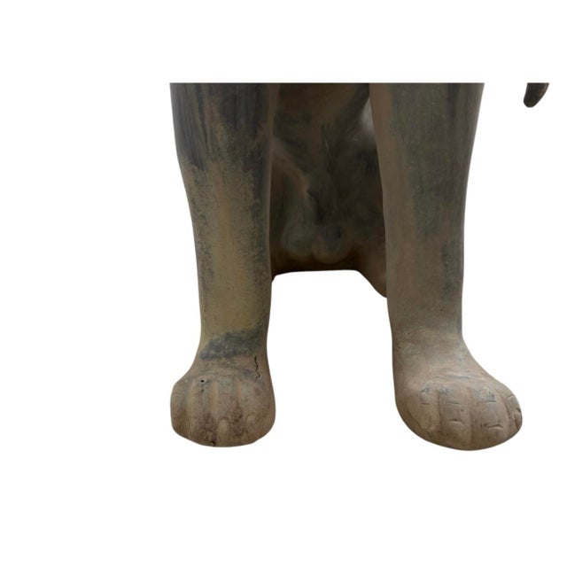 A Vintage Pair of Sculptures of Panthers For Sale - Image 11 of 11