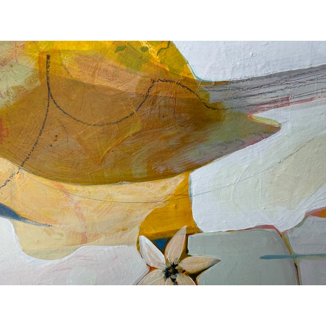 Paint “Thrashers and Flowers” a Fun Bird Painting by LWren Walraven For Sale - Image 7 of 16