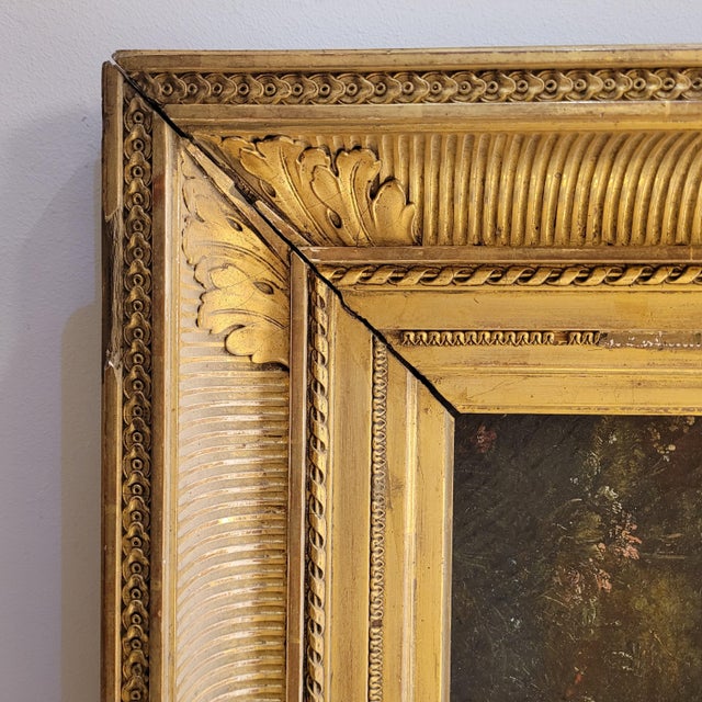 Narcisse Berchère, Landscape of Asnières-Sur-Seine, 1800s, Oil on Canvas, Framed For Sale - Image 18 of 18