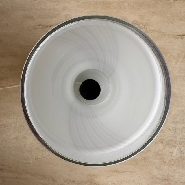 Swirl Murano Glass Mushroom Table Lamps from Maestri Muranesi, 1980s For Sale - Image 12 of 17