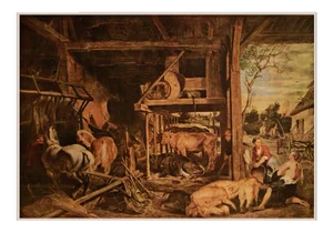 1944 After Rubens, Cottage Style First Edition Parisian Photogravure