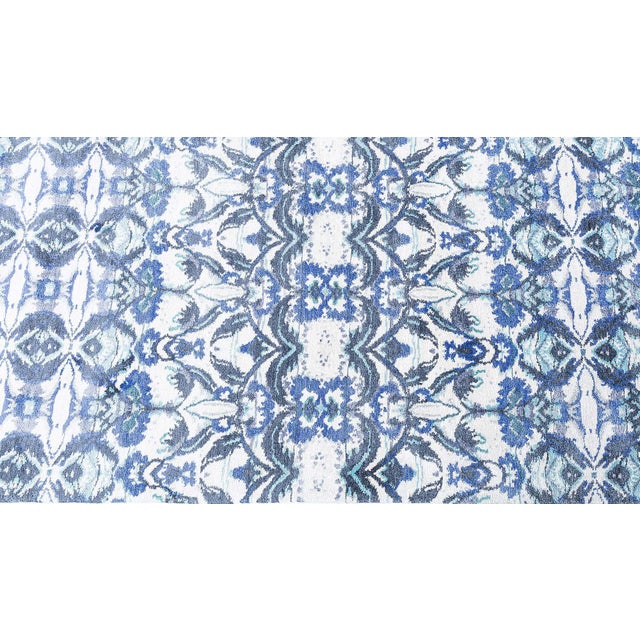 Early 21st Century Art Nouveau Style Floral Slate Gray Rug "Tidal" by Doris Leslie Blau For Sale - Image 5 of 8