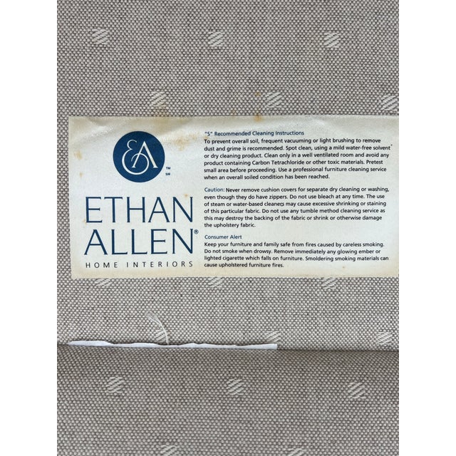 Ethan Allen Chippendale Camelback Sofa For Sale - Image 9 of 9