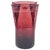 Glass Blenko Glass 8813 Don Shepherd Amethyst Paper Bag Vase Crackle 8.5" For Sale - Image 7 of 13