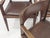Vintage Italian Dark Brown Wood and Faux Leather Dining Chairs, 1960s, Set of 6 For Sale - Image 10 of 14
