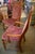 1950s Vintage Pair of Dark Pink / Mauve Velvet & Carved Wood Attributed to Eastlake Arm / Side Chairs For Sale - Image 6 of 12