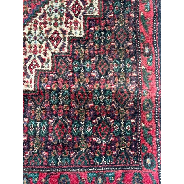 Textile Small Kurdish Seneh Rug, 1980s For Sale - Image 7 of 14