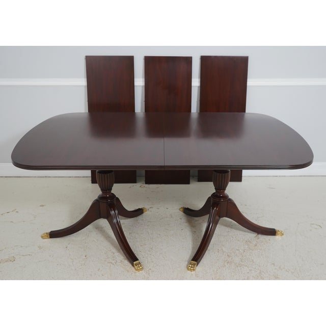 Age: C.1997 Details: Model 2208 Mahogany Ball & Claw Feet Brass Capped Feet Fine Carved Details High Quality Construction...