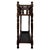 Antique English Edwardian Umbrella and Stick Stand in Oak, 1900s For Sale - Image 4 of 10