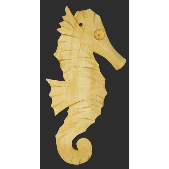 Ferdinand Codognotto - Seahorse - Wooden Sculpture - 2010 For Sale - Image 4 of 4
