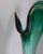 Forest Green Vintage Sommerso Vase in Green Murano Glass by V.A.C. Cimarosti & Pinzan, 1960s For Sale - Image 8 of 10