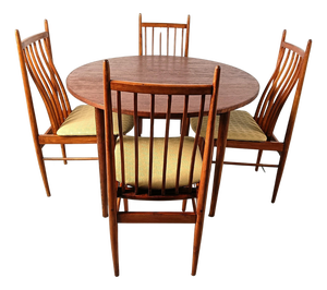 Mid-Century Dining Set by Arne Vodder, Denmark, 1960s, Set of 5