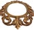 Hollywood Regency 'Syroco Wood' Bronze Wall Mirror For Sale - Image 9 of 9