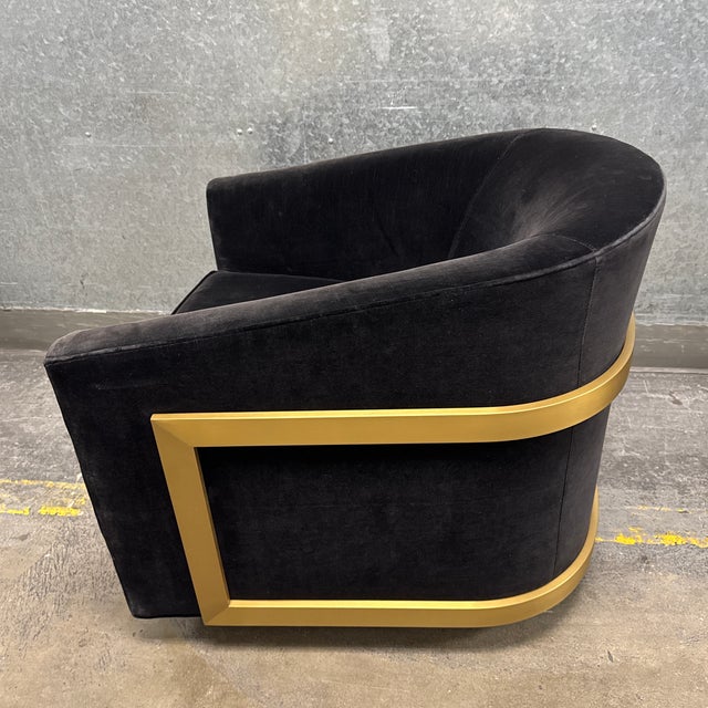 Design Plus Gallery presents the Reginald Swivel Chair from Restoration Hardware. Inspired by 1970s club chair designs,...