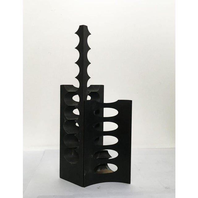 Vintage Bronze Abstract Sculpture by Roberto Vecchione, 1975 For Sale - Image 18 of 18