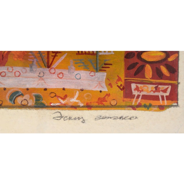 Red Stage Design for "Le Cog D'Or" by Natalia Gontcharova For Sale - Image 8 of 11