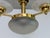 1930s Art Deco Czech Polished Brass Chandelier, 1930s For Sale - Image 5 of 13