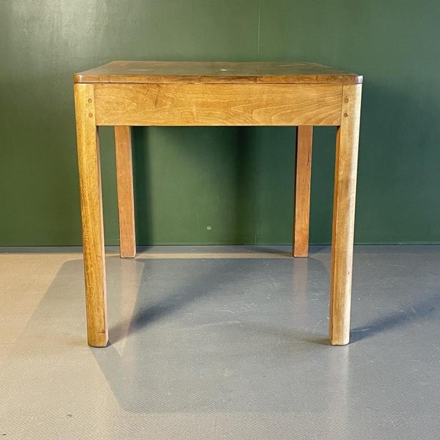 Small Vintage Wooden Side Table For Sale - Image 5 of 7