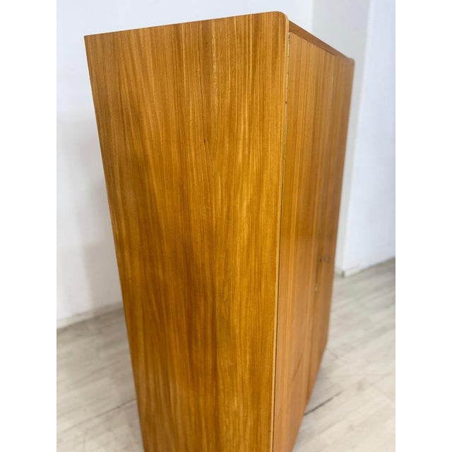 Wood Mid-Century Modern Wardrobe in Light Wood, 1960s For Sale - Image 7 of 13