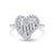 Gemstone Natural Diamond 0.60cts Ring in 18k Gold, Size 3 For Sale - Image 7 of 8