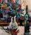 Robert Aaron Frame -Bottle of Wine & Flowers by the Window -Oil Painting For Sale In Los Angeles - Image 6 of 11