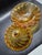 Vintage Amber Glass Nadir Figueiredo Swirl Lidded Candy Dish For Sale - Image 4 of 5