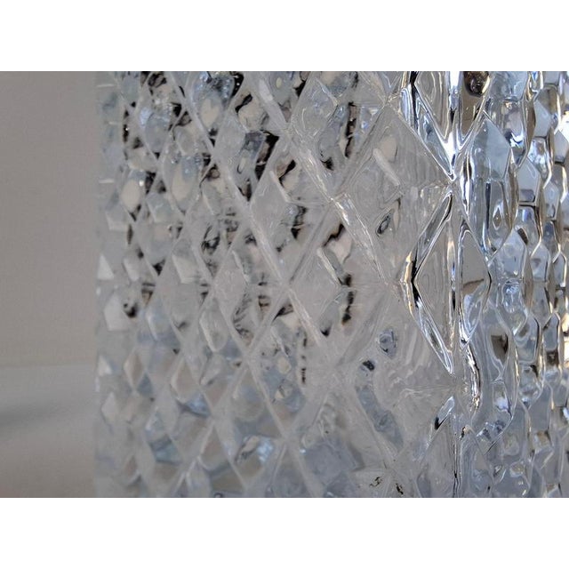 Glass Vintage Crystal Whiskey Decanter and Tumblers from Bohemia, 1980s, Set of 7 For Sale - Image 7 of 18