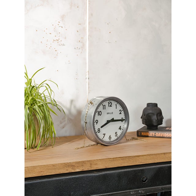 1950s Vintage French Station Clock, 1950s For Sale - Image 5 of 11