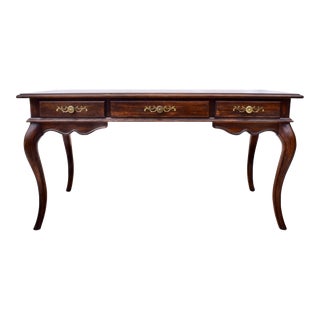 French Country Parquetry Writing Desk For Sale