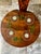 Wood Vintage European Folk Art Hand-Painted Pine Stabelle Chair With Heart Cutout For Sale - Image 7 of 18