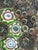 Black Paperweight Vintage Millefiori Art Glass Hand Made For Sale - Image 8 of 16