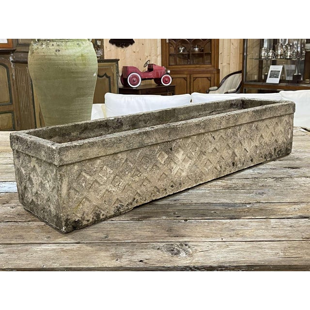 Vitnage Cement Planter, 1950s For Sale - Image 4 of 4