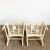 Boho Chic Cream Bamboo Rattan Dining Chairs For Sale In Miami - Image 6 of 11